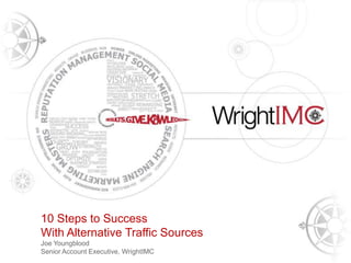 10 Steps to Success
With Alternative Traffic
Sources
Doing great business without Google as
your main source of traffic
 
