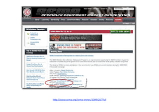 h"p://www.sema.org/sema‐enews/2009/28//full  
 