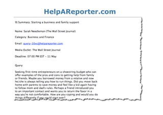 HelpAReporter.com
 