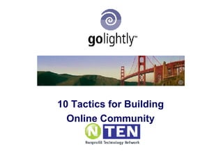 10 Tactics for Building Online Community 
