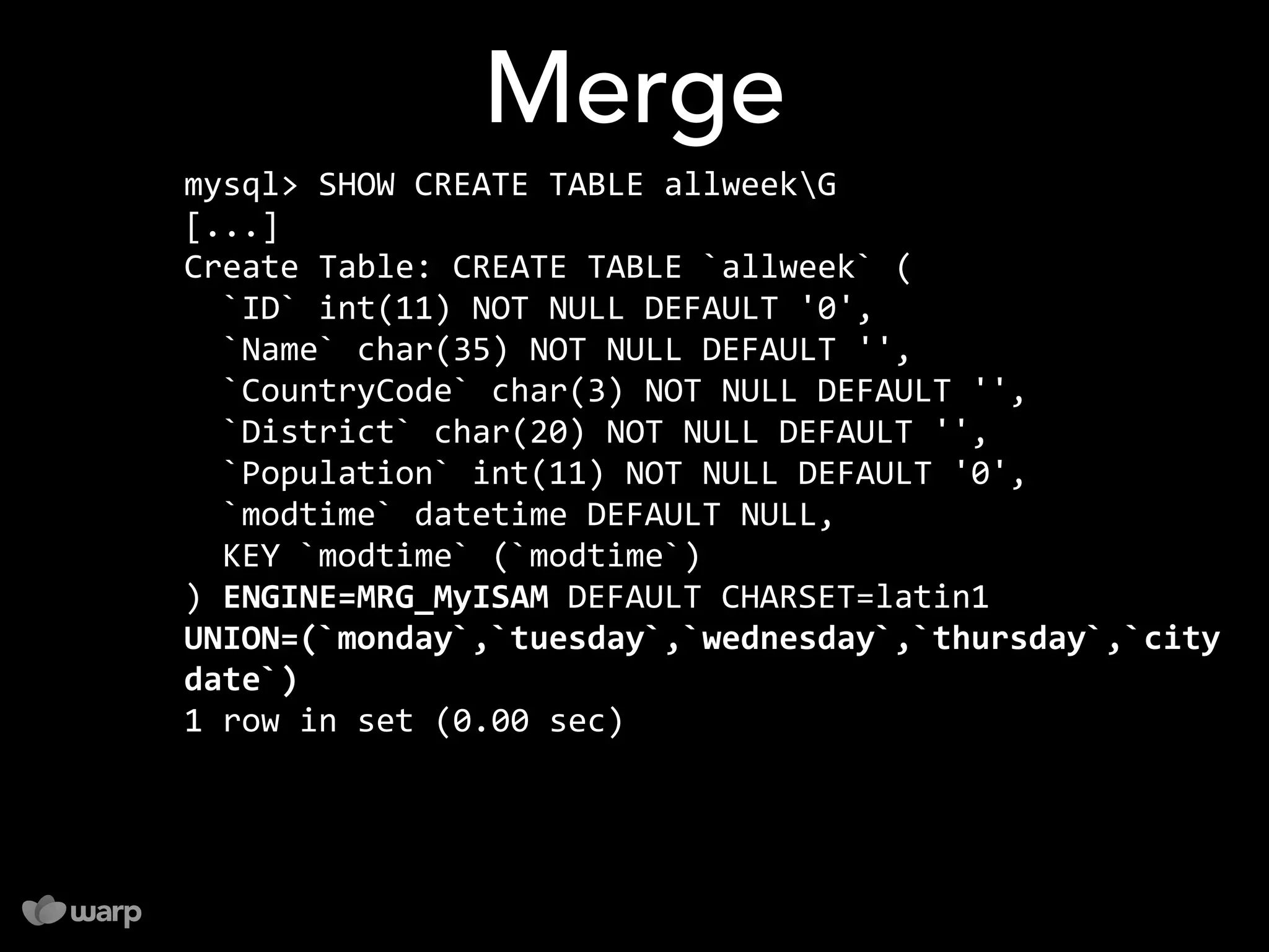 10 things you might not know about MySQL