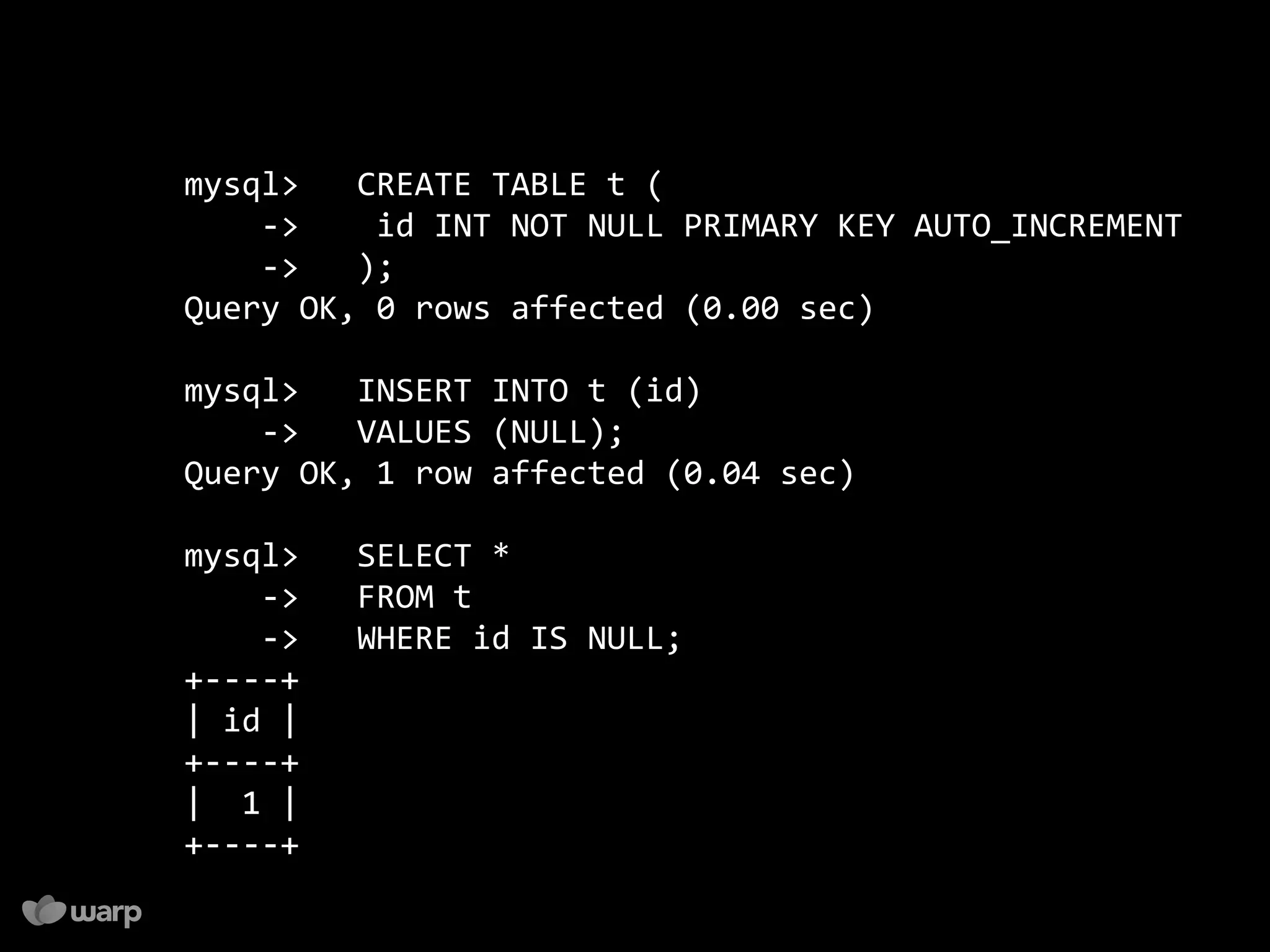 10 things you might not know about MySQL