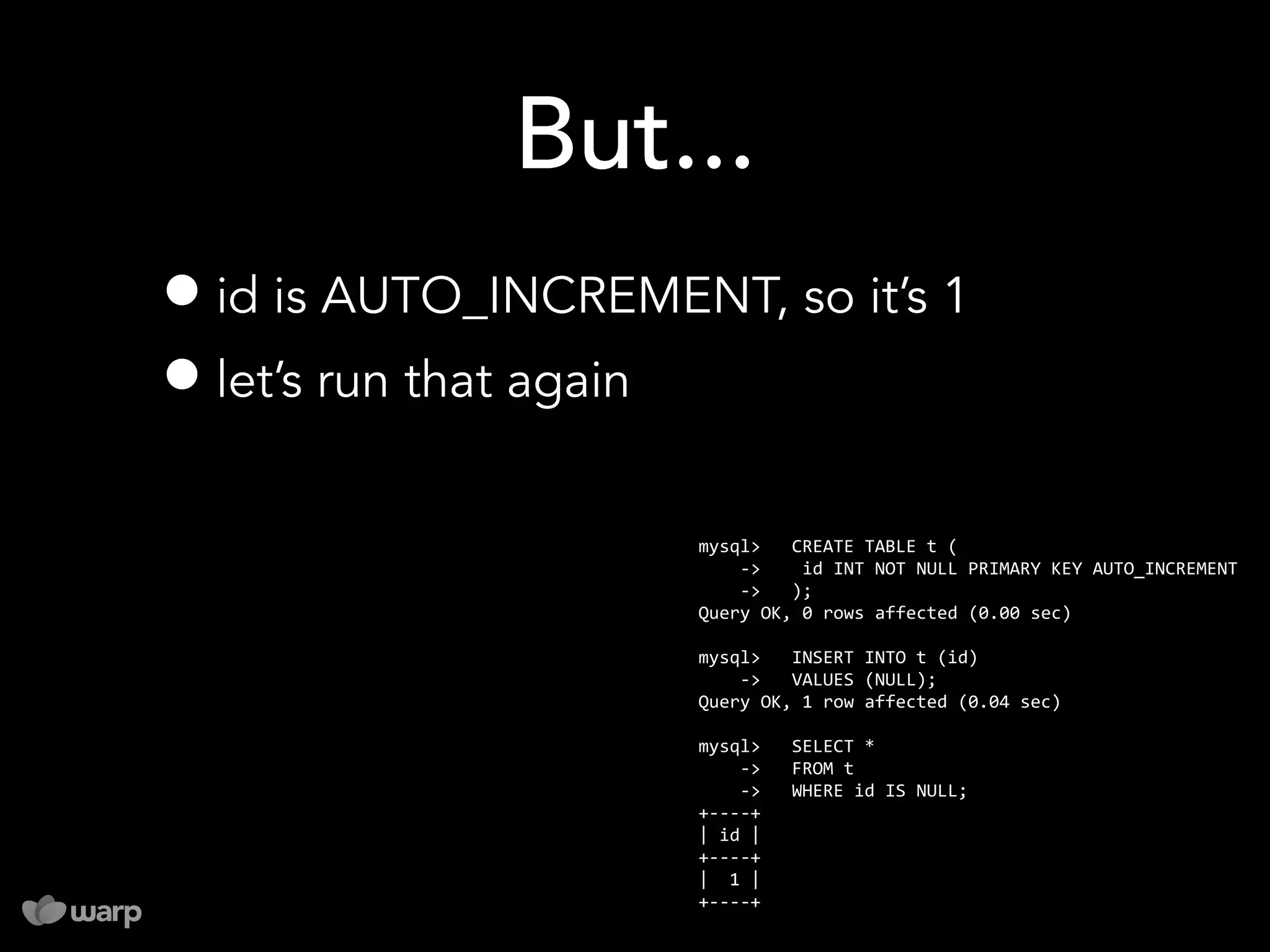 10 things you might not know about MySQL