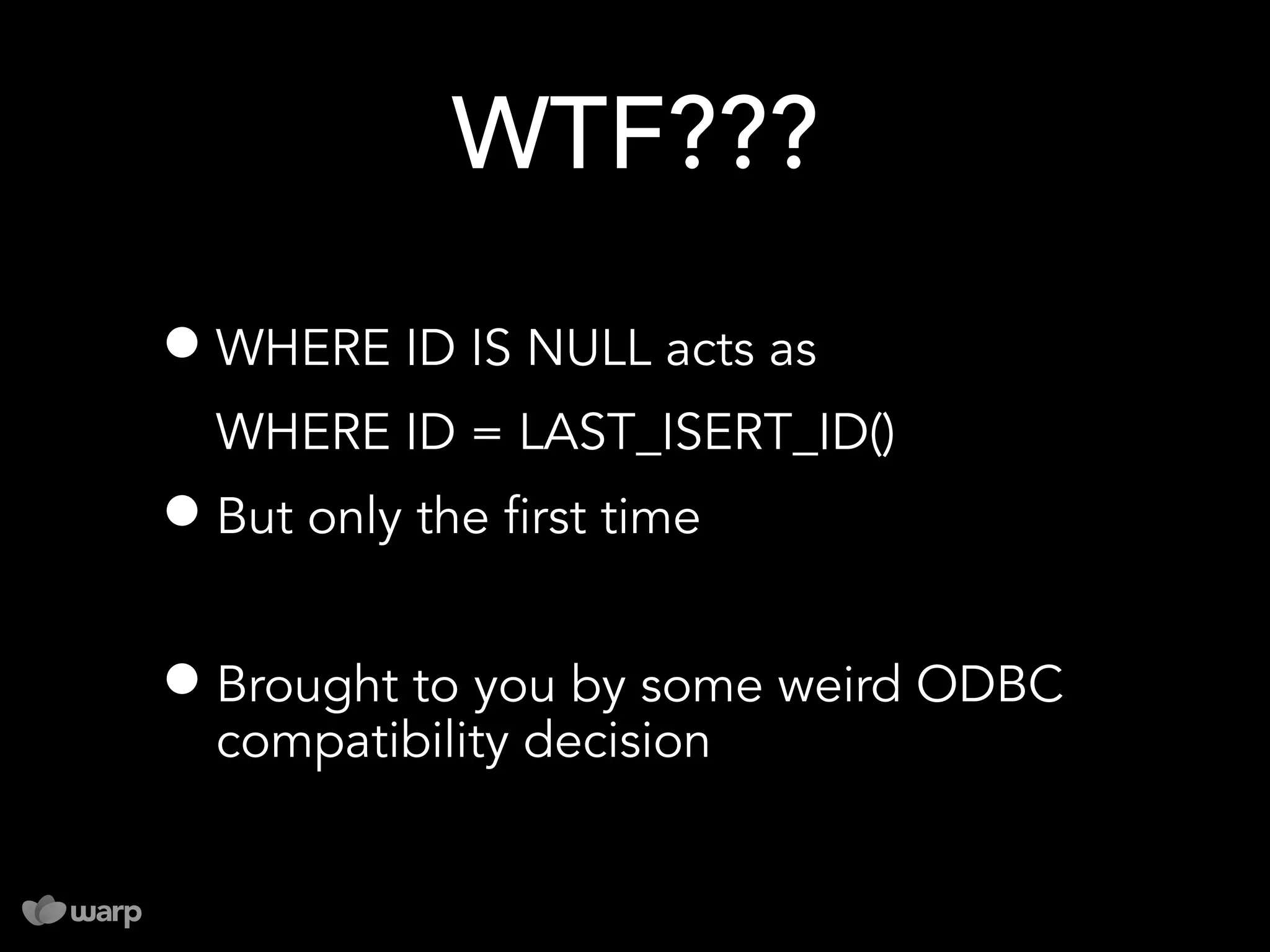 10 things you might not know about MySQL