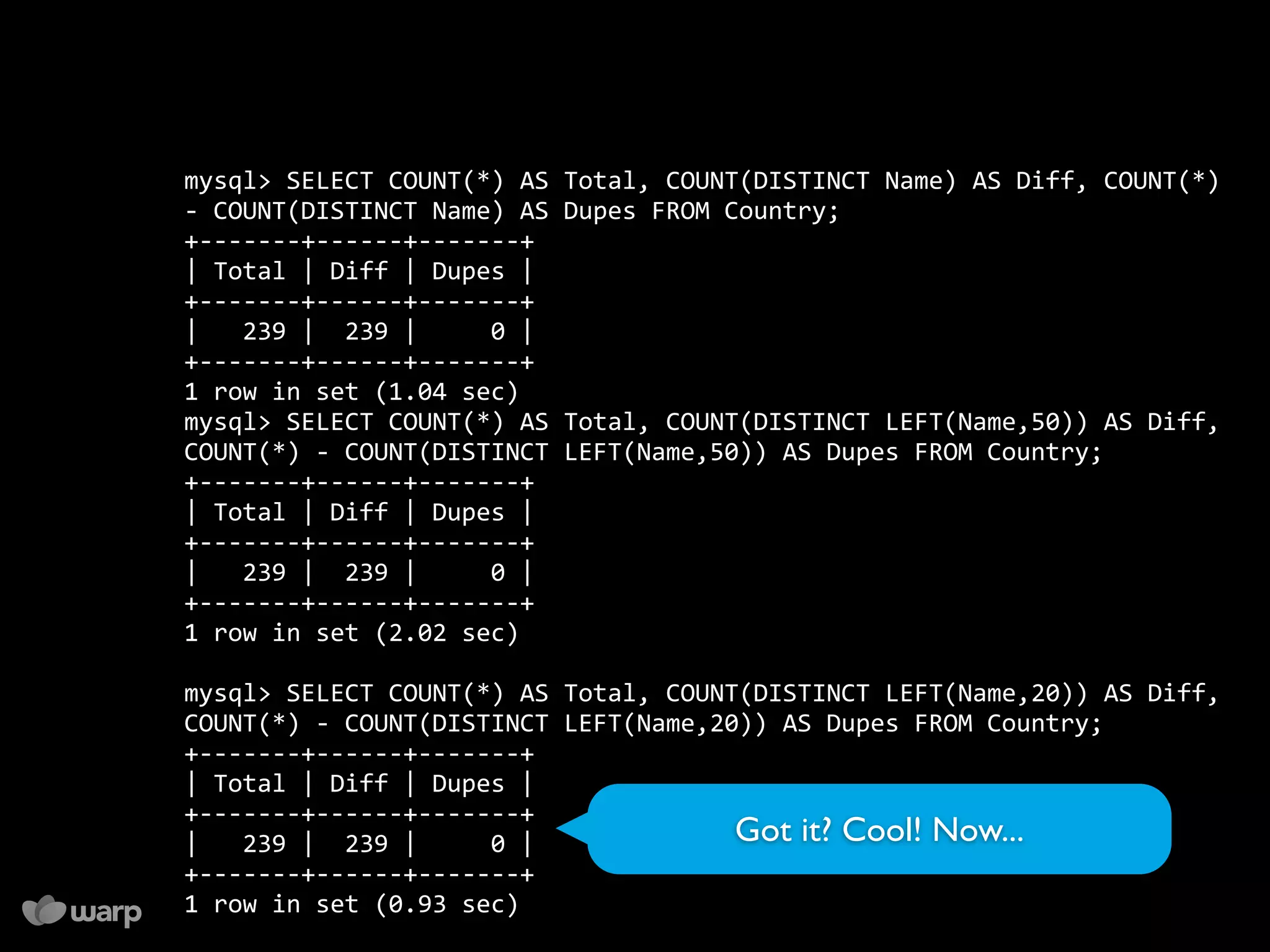 10 things you might not know about MySQL