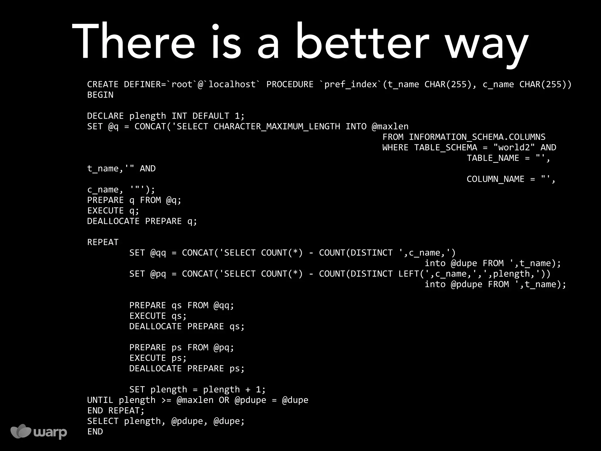 10 things you might not know about MySQL