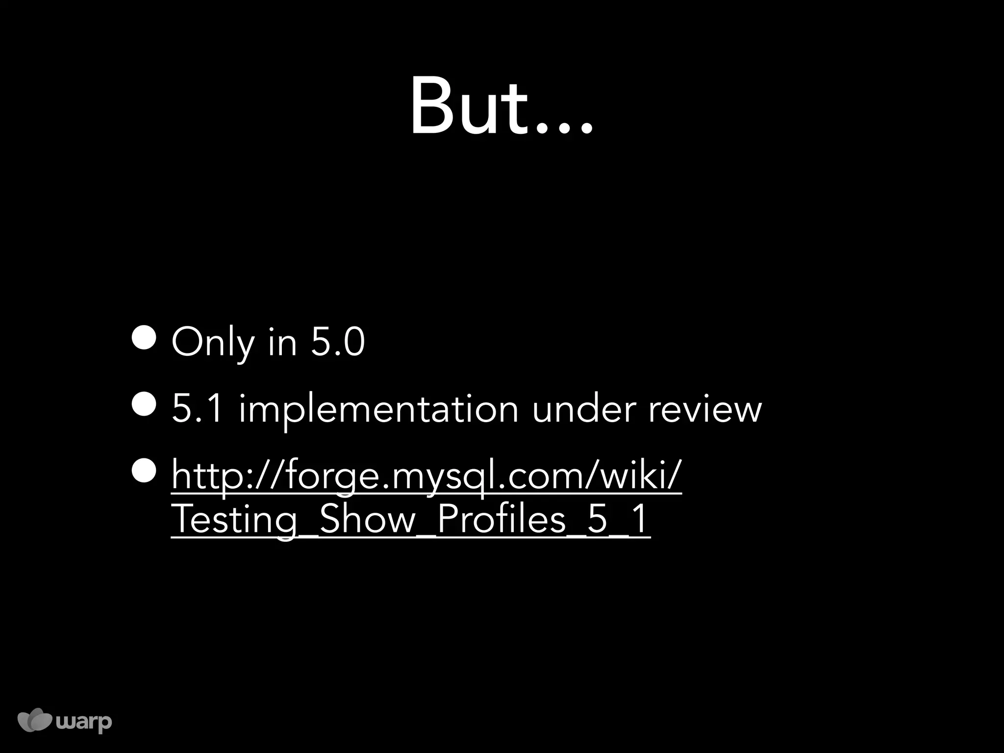 10 things you might not know about MySQL