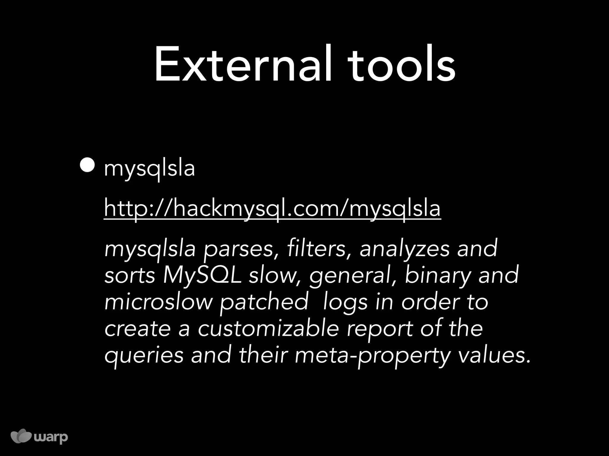 10 things you might not know about MySQL