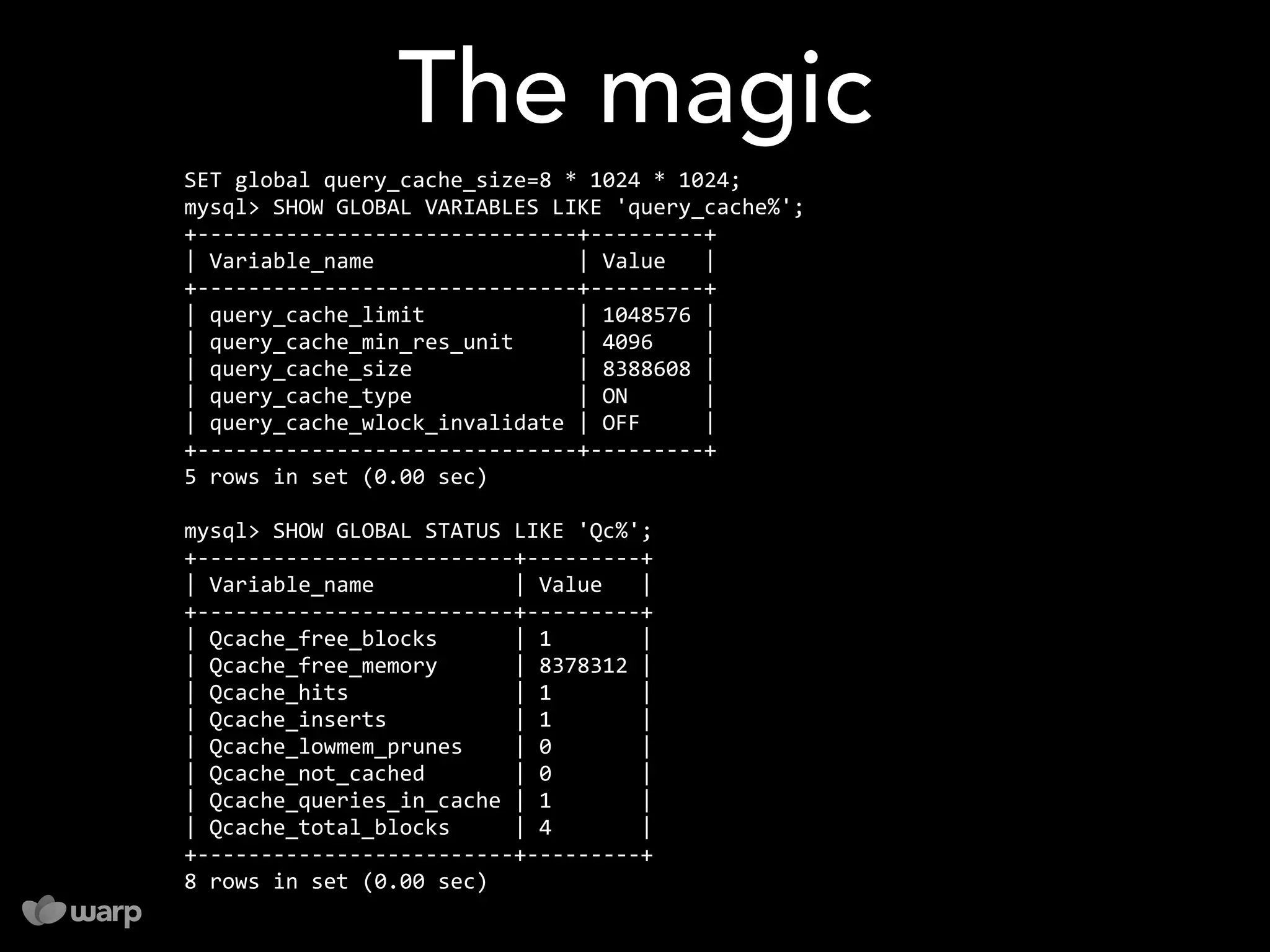 10 things you might not know about MySQL