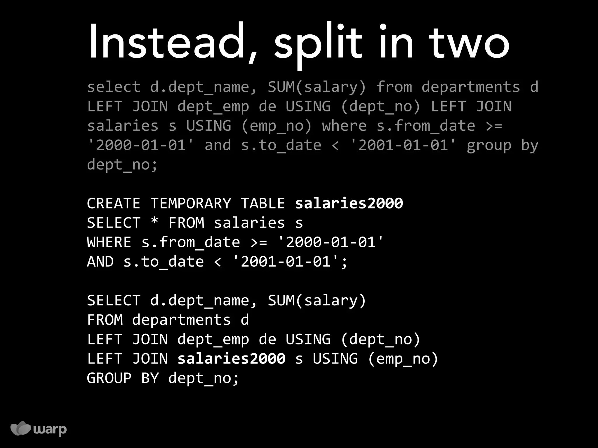 10 things you might not know about MySQL