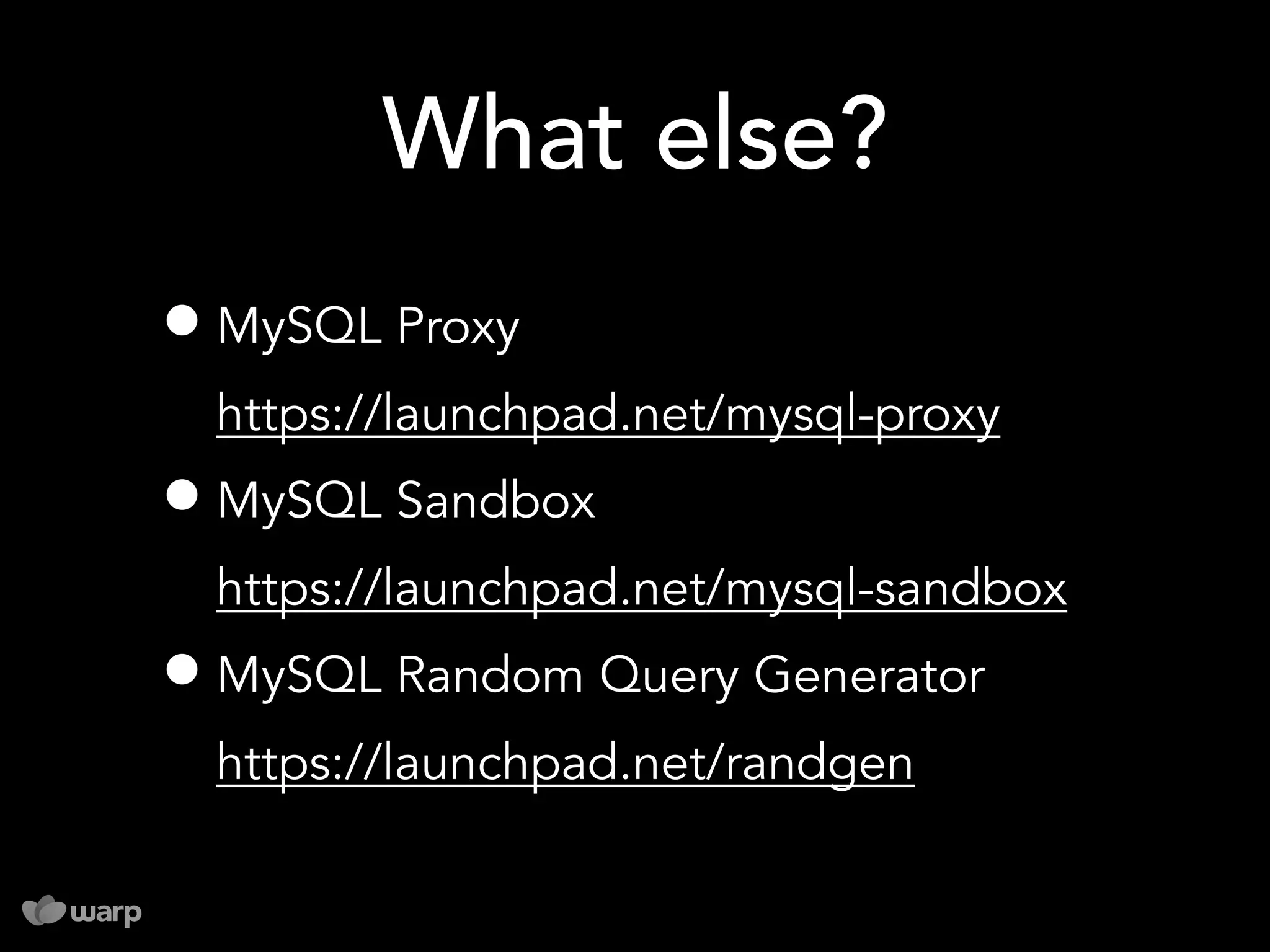 10 things you might not know about MySQL