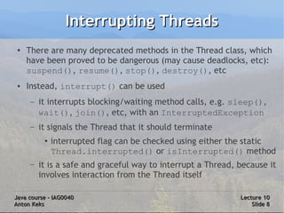 Java Course 10: Threads and Concurrency | PDF