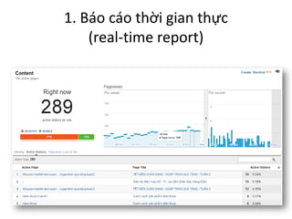 1. Báo cáo thời gian thực
(real-time report)

 
