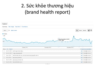 2. Sức khỏe thương hiệu
(brand health report)

 