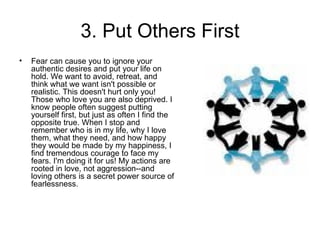 10 Tips For A Fearless Life | PPT