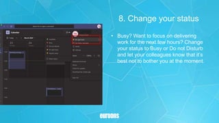 10 Tips & Tricks for Microsoft Teams Users | PPT