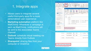 10 Tips & Tricks for Microsoft Teams Users | PPT