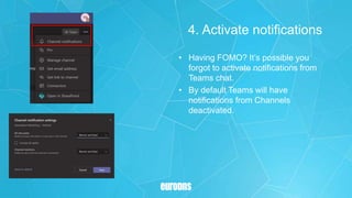 10 Tips & Tricks for Microsoft Teams Users | PPT