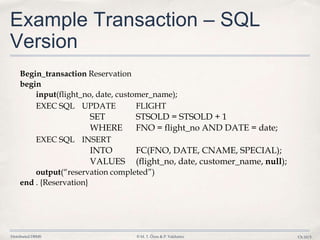 Database ,10 Transactions | PPTX