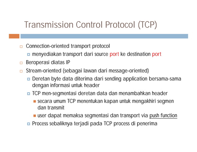 10 transport layer (tcp&udp) | PPT image.