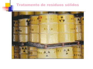Tratamento de resíduos sólidos 
 