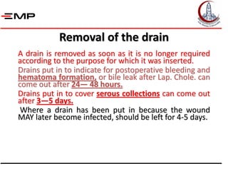 Drain Removed 10-Tubes Drains..pdf surgical medicine — | PDF