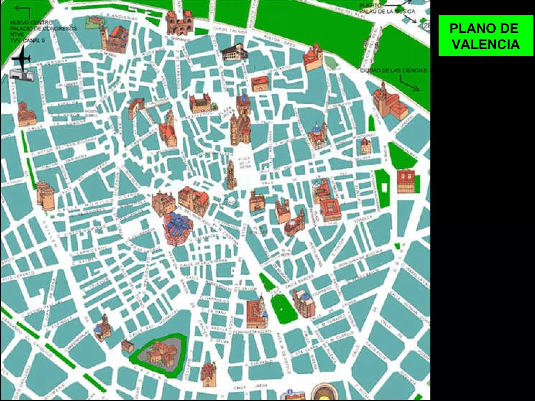 PLANO DE  VALENCIA 