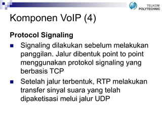 Point Volp voice over internet protocol merupakan sebuah teknologi komunikasi | PPT