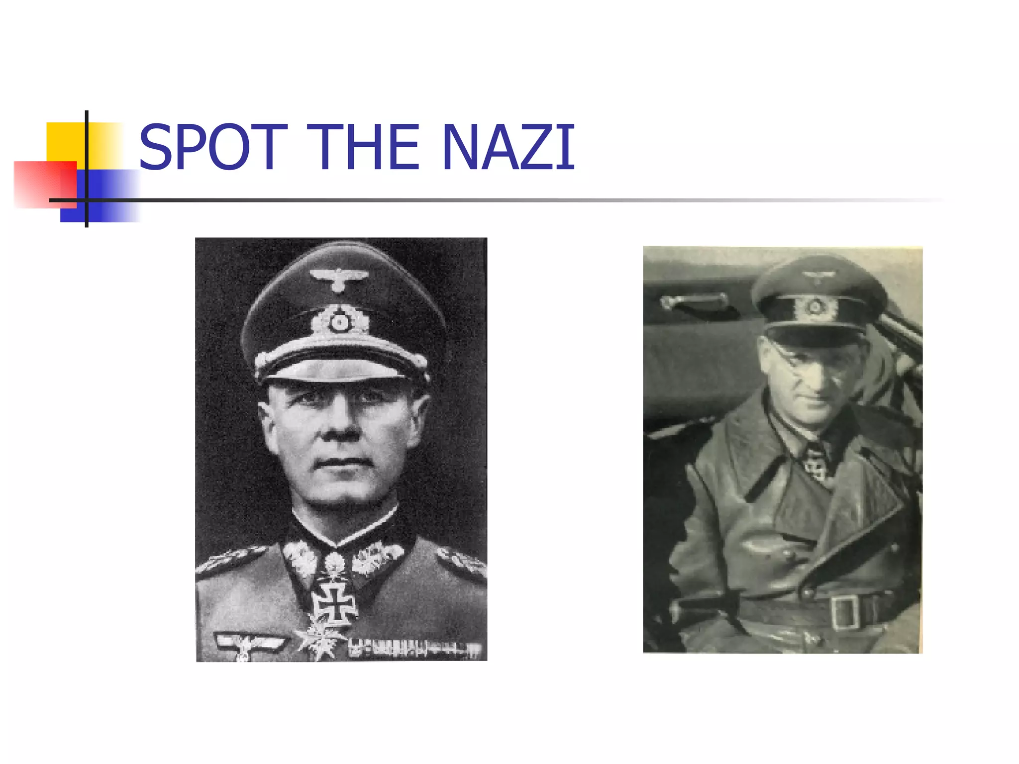 SPOT THE NAZI 