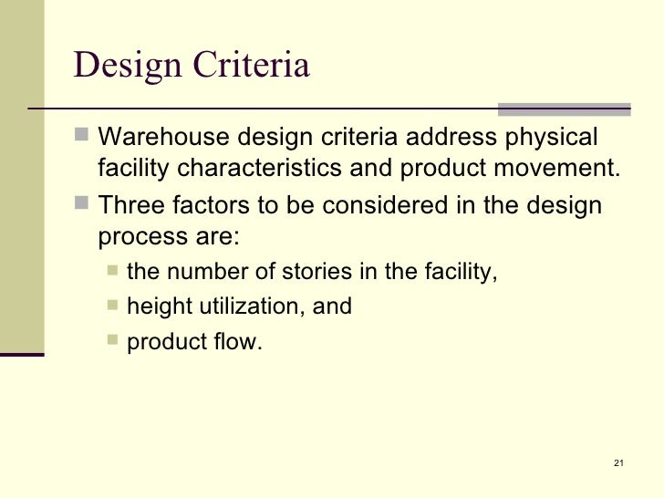 Warehouse Layout Design Criteria | 10 warehouse management Warehouse Layout Design Criteria | 10 warehouse management