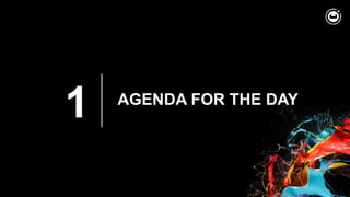 1 AGENDA FOR THE DAY
 