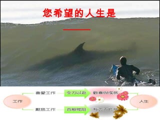 您希望的人生是 _____ 