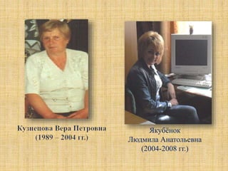 Якубёнок
Людмила Анатольевна
(2004-2008 гг.)
 