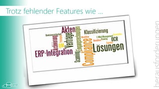 Diese „Lücke“
des SharePoint ...
 