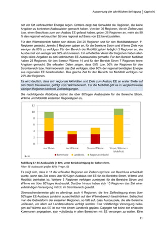 ), lässt sich feststellen, dass auf kommunaler Ebene vor allem die Bürgermeis-
ter als Ansprechpartner fungieren, während auf Landkreisebene diese Funktion vorrangig von
den verschiedenen Verwaltungsressorts übernommen wird. In den wenigen Regionalverbünden
hingegen finden sich die Ansprechpartner innerhalb der Initiativen.




     