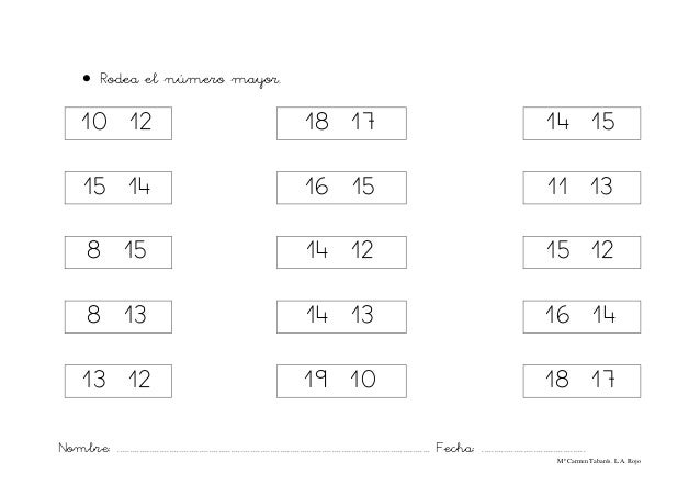 100 Fichas De Actividades De Matematica Infantil