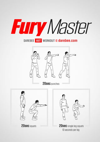 100 office workouts by Darebee 