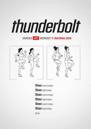 100 office workouts by Darebee 