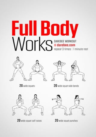 100 office workouts by Darebee 