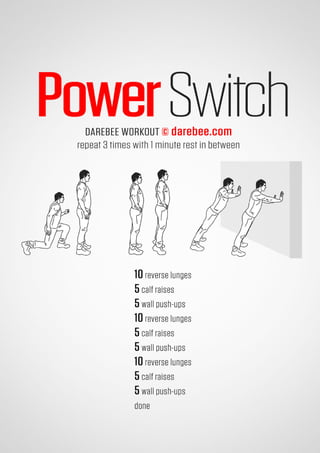 100 office workouts by Darebee 