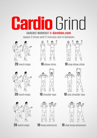 100 office workouts by Darebee 