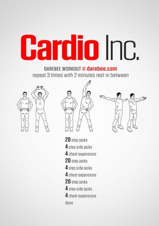 100 office workouts by Darebee 