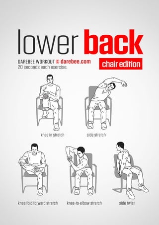 100 office workouts by Darebee 