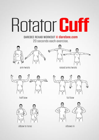 100 office workouts by Darebee 
