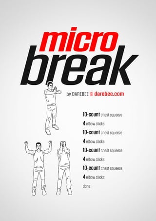 100 office workouts by Darebee 