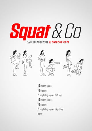 100 office workouts by Darebee 