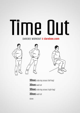 100 office workouts by Darebee 