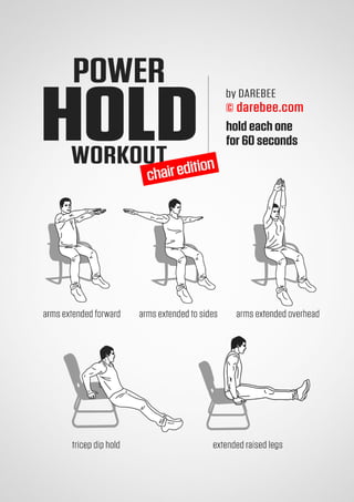 100 office workouts by Darebee 