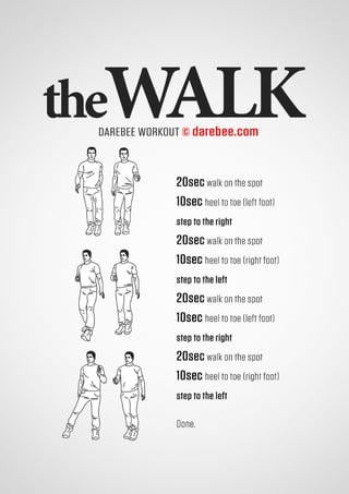 100 office workouts by Darebee 