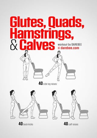 100 office workouts by Darebee 